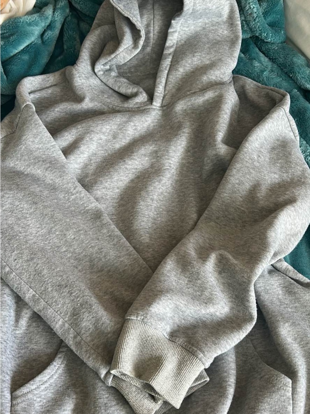 Amazon Men's Crewneck Hoodie Sweatshirt - Grey